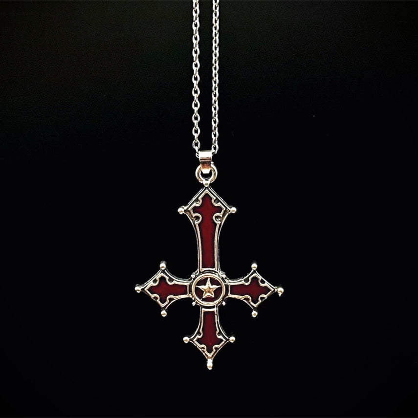🖤 Gothic Cross Pendant Necklace